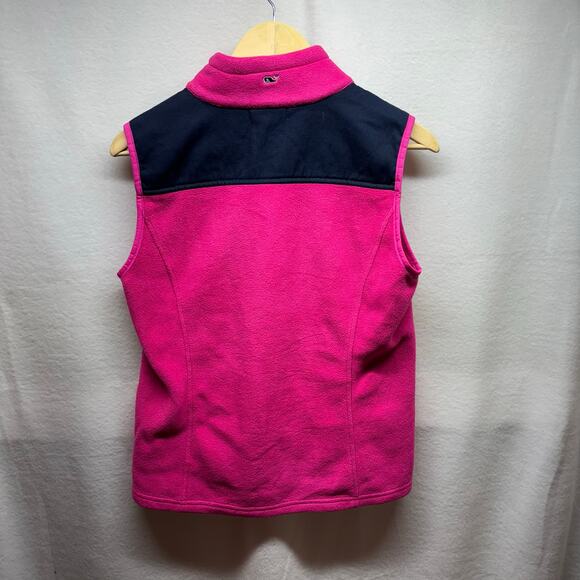 Vineyard Vines Pink Fleece Vest - Women's‎ Size Small - Picture 11 of 11